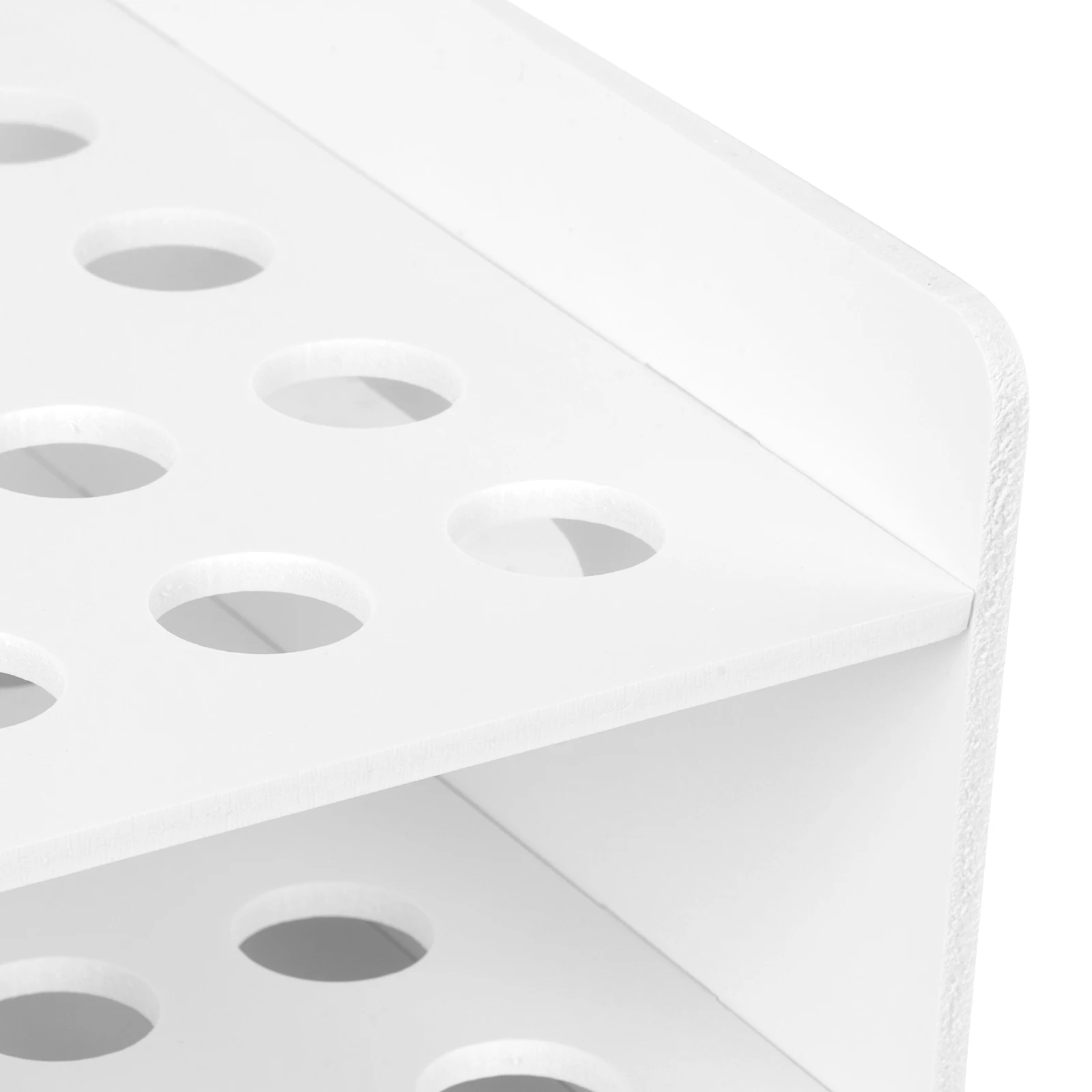 

Scissors Storage Rack Wooden 40 Holes Desktop Organizer Test Tube Holder School Craft Scissor Display Holder Home Storage Rack