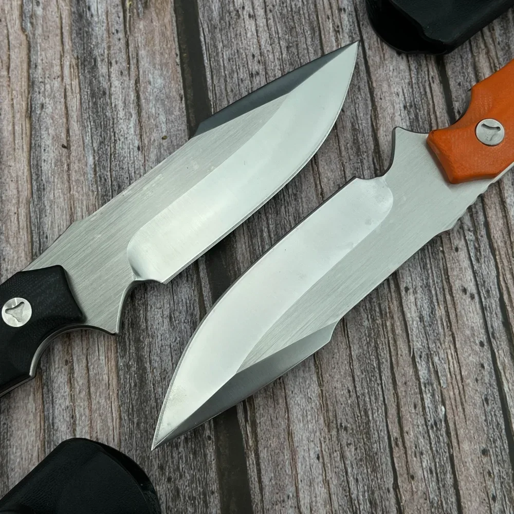 سكين شفرة ثابتة محمول عملي مع غمد K EDC للتخييم في الهواء الطلق والصيد والمغامرة والدفاع في حالات الطوارئ أداة متعددة الوظائف #5