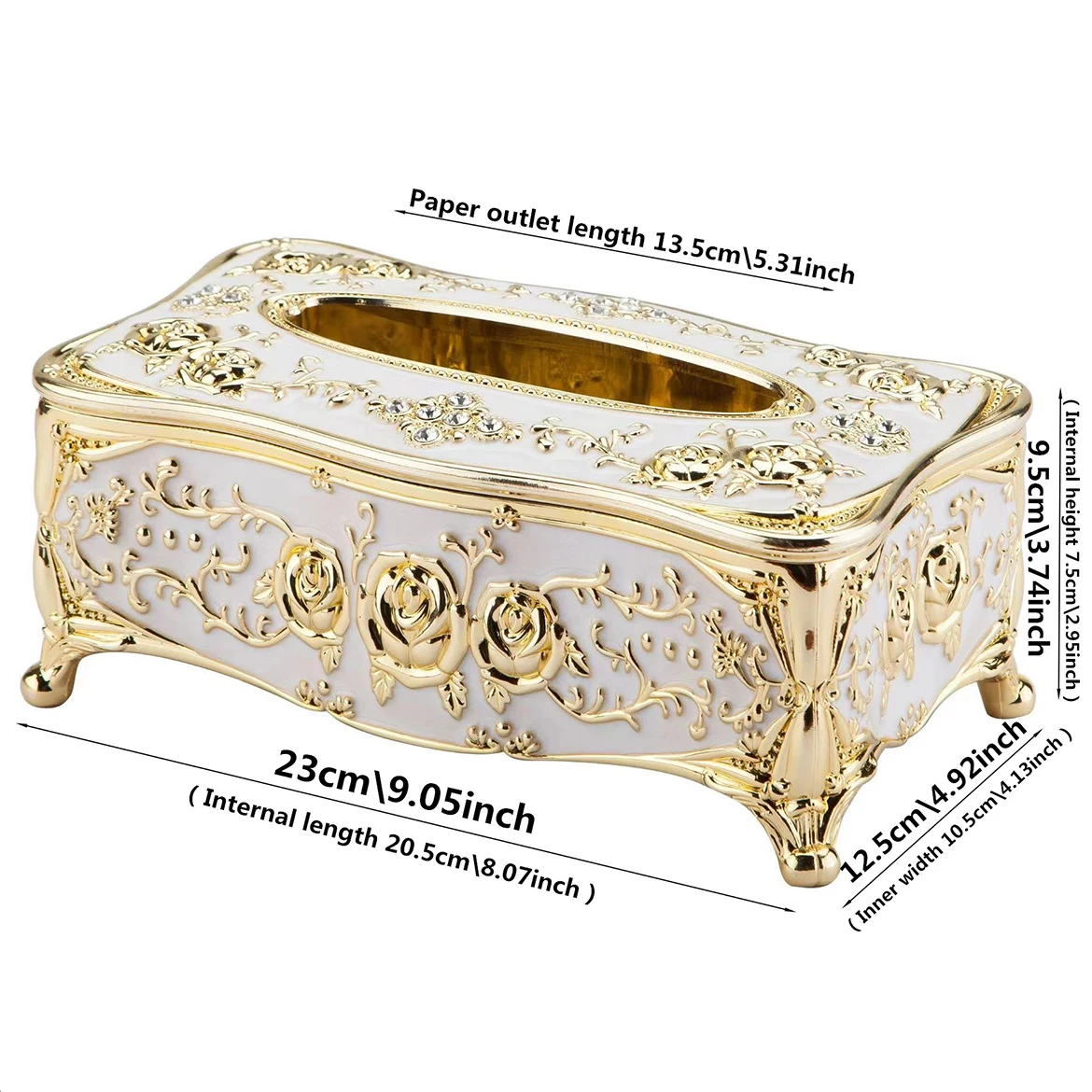1pc Taschentuch box im europäischen Stil, Wohnküche, Wohnzimmer, Schlafzimmer, Restaurant, Bar, Extraktion sbox für Hotels ervietten, Plastik box – Detail 18