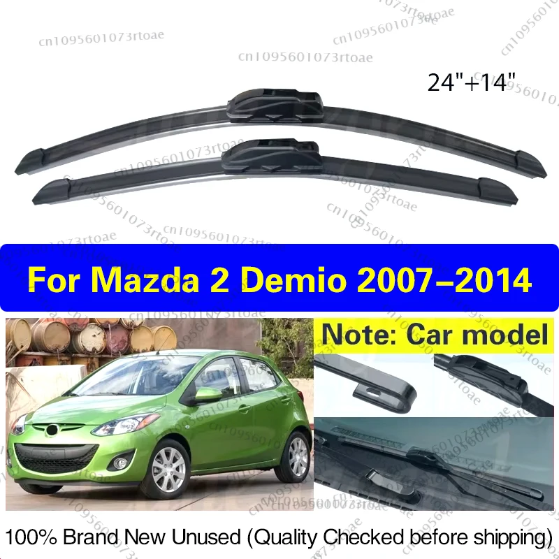 

Автомобильная щетка стеклоочистителя для Mazda 2 Demio 2007 2008 2009 2010 2011 2012 2013 2014 Автоматическая мытье лобового стекла подходит для U-образных крючков