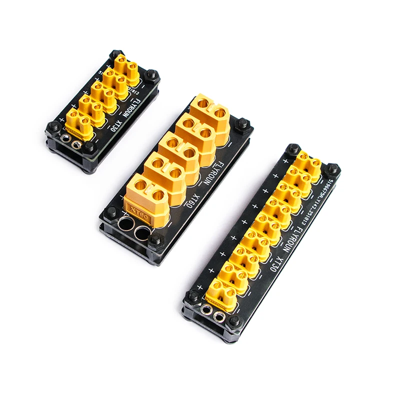 

1PCS XT60/XT30 to 5 Channel XT60 Plug 200A Power Distribution Board Optional Base Shell for Robot RC Boat Submarine DIY Parts