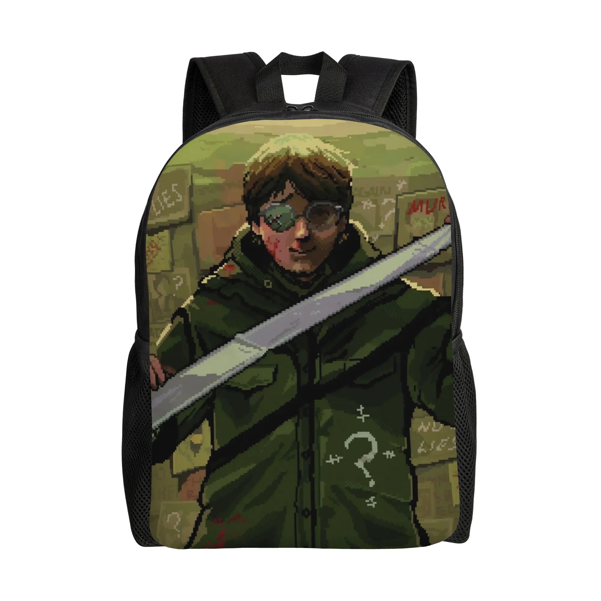 Paul Dano Riddlers Backpack for Men Women Fashion High School Business Daypack Movie College Canvas Bags Durable