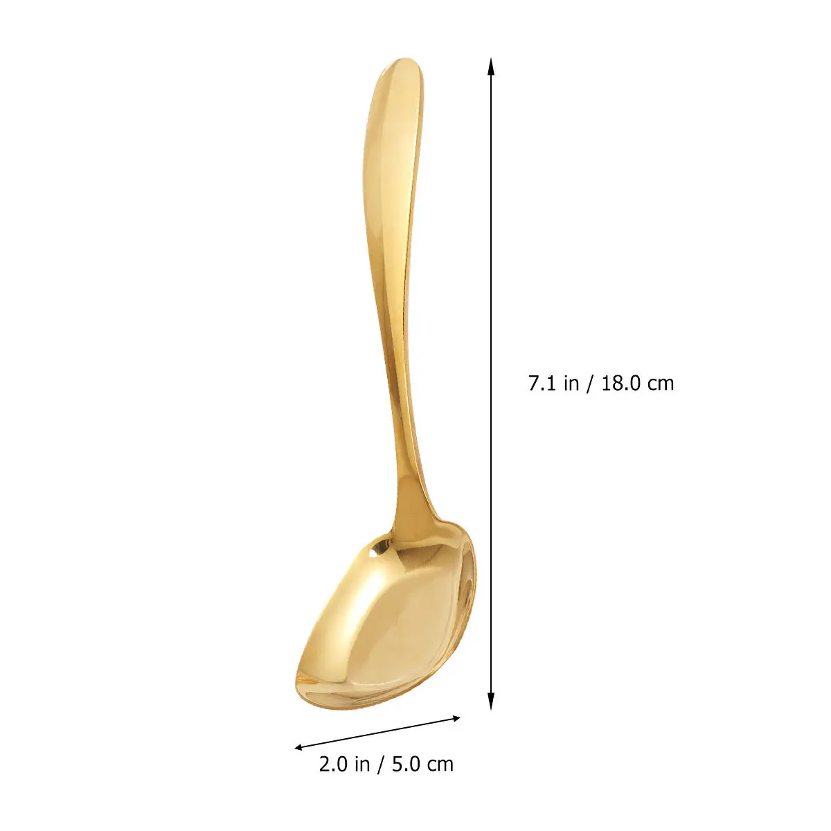 Golden Stainless Steel Dessert Spoon Elegant Flatware Set for Restaurant Home Party Formal Dining Tableware Cutlery Utensils