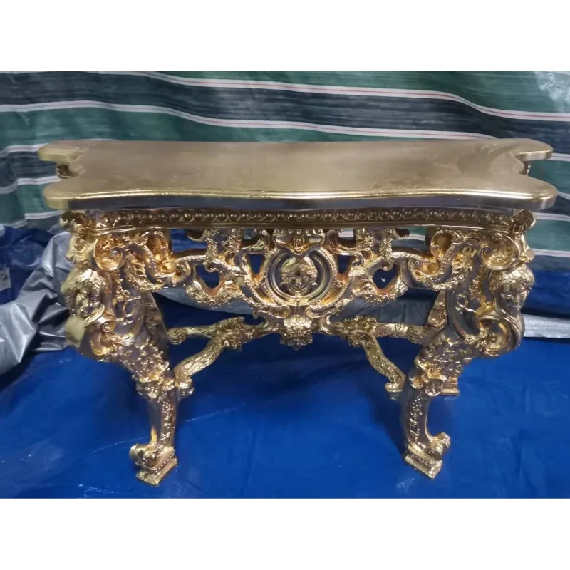 Manufacturer wholesale angel carved entrance hotel lobby decoration table, living room aisle table