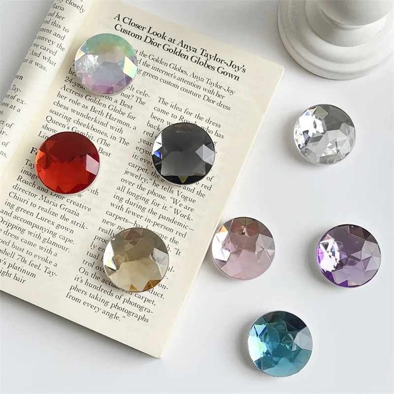 Креативное крепление для подушки безопасности 3D Gem, красочное прозрачное и выдвижное, настольная подставка для просмотра шоу