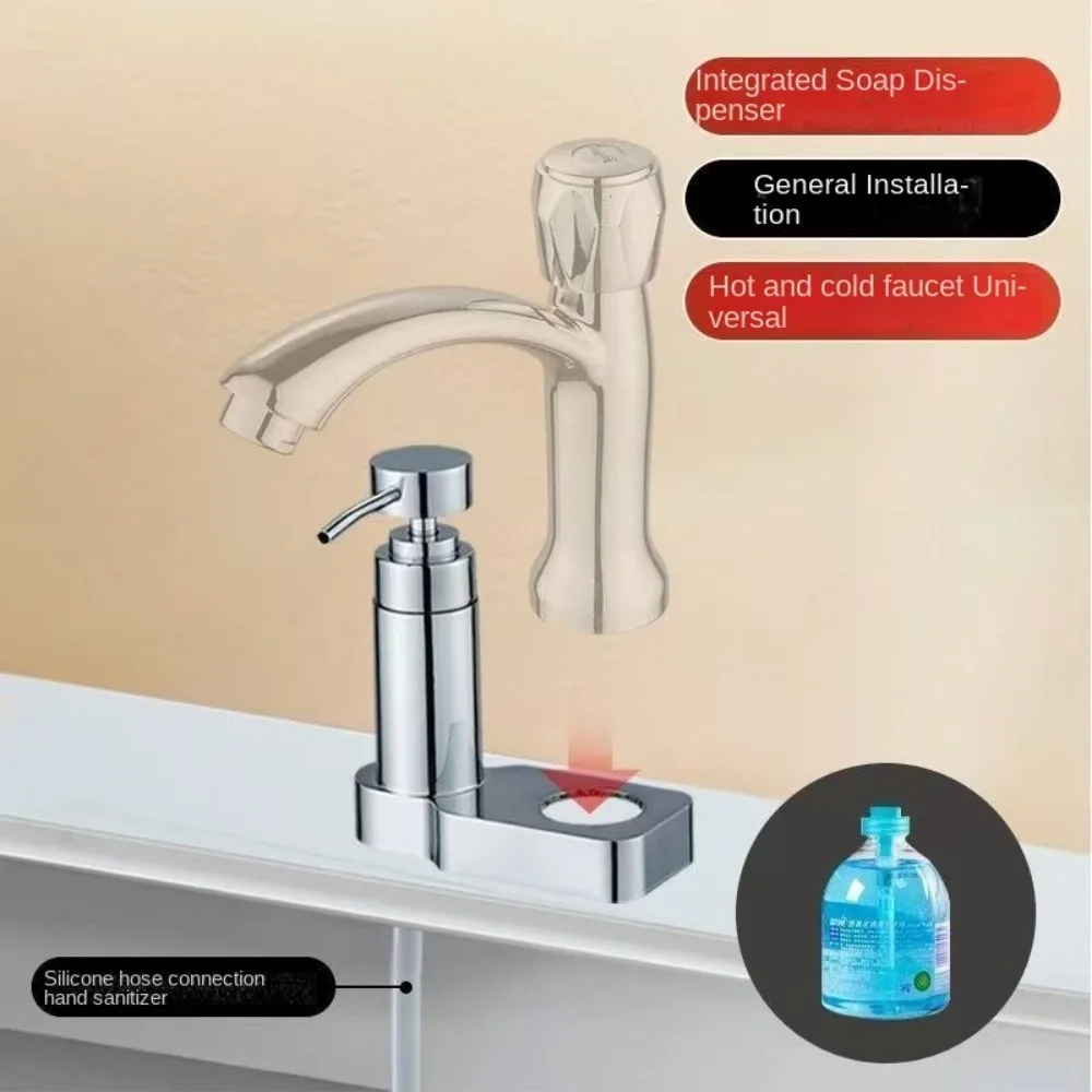 

Built-in Kitchen Soap Dispenser Press Pump 360° Rotation Pressure Liquid Dispenser Under Sink Countertop Sink Soap Dispenser