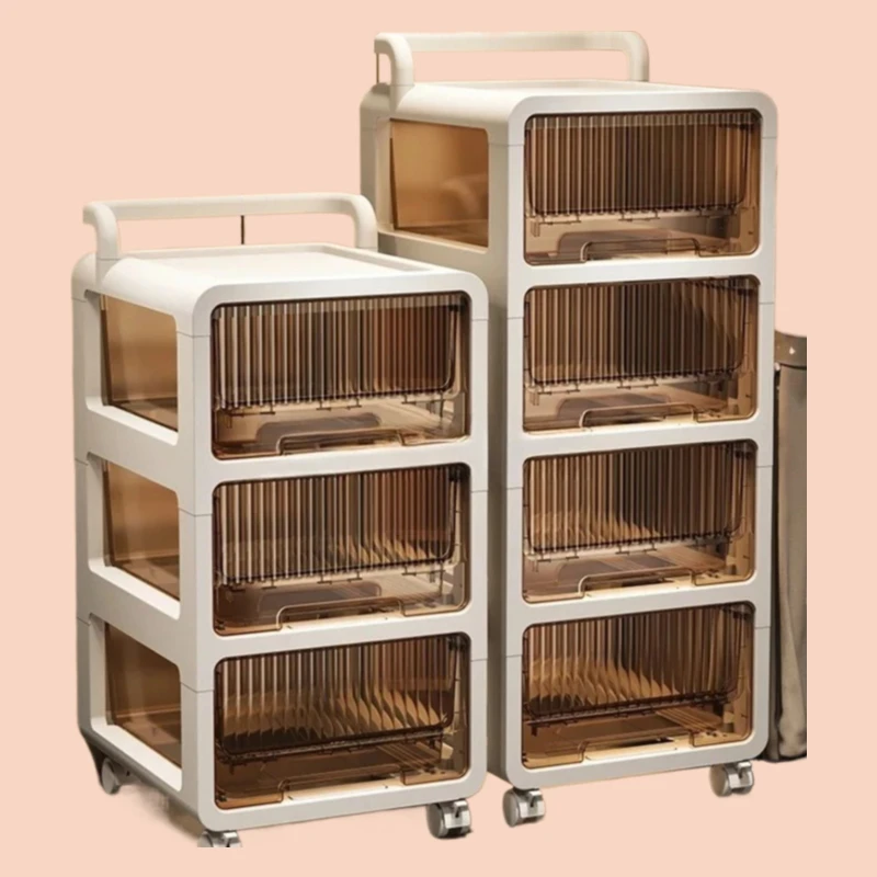 

LXY simple household modern high-end multi-function large-capacity movable multi-layer environmentally friendly snack cabinet