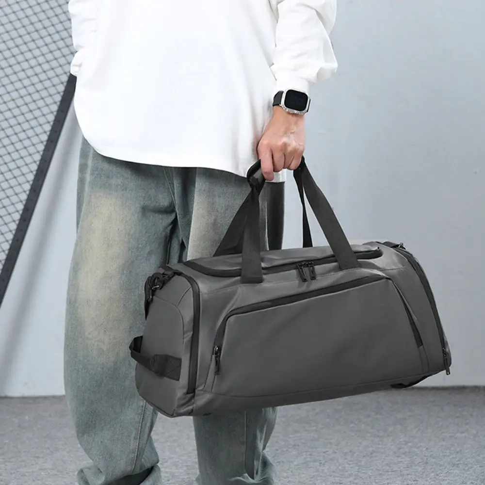 

Casual Travel Duffel Bag Large Capacity Waterproof Gym Shoulder Bag Wet Dry Separation Wear Resistant Sports Fitness Bag