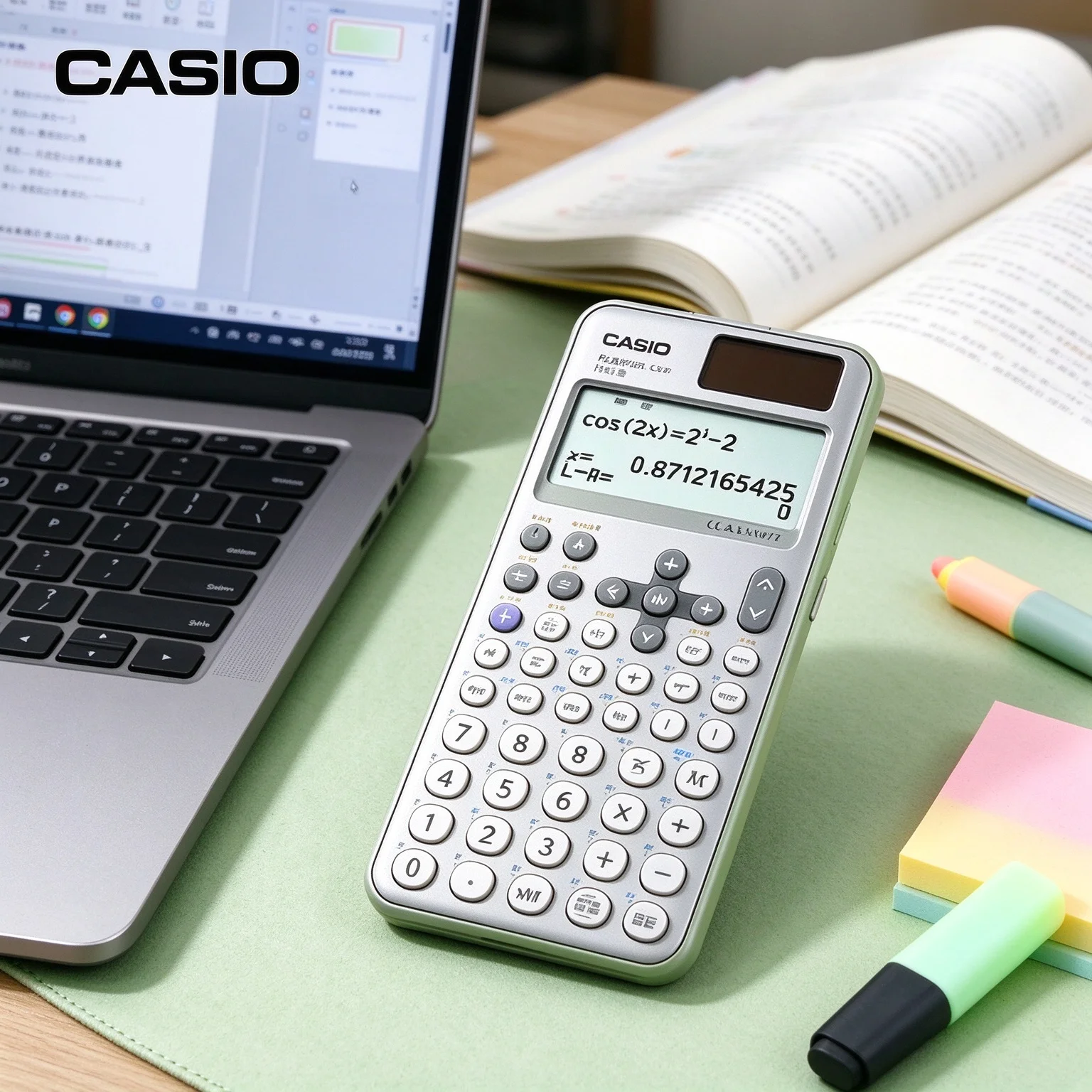 Casio FX-991CN-CW Engineering Calculator Complex Number Compute For College STEM Course FX991CN-CWII FX999CN-CWII FX999 FX50F