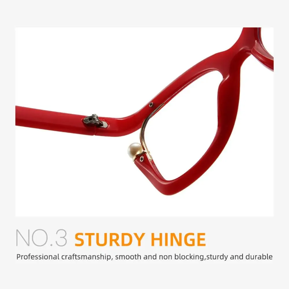 Cat Eye Rainbow Women Sunglasses Luxury Gradient Candy Color Summer Glasses Pearl Trendy Cat Eye Optical Glasses Frame Travel