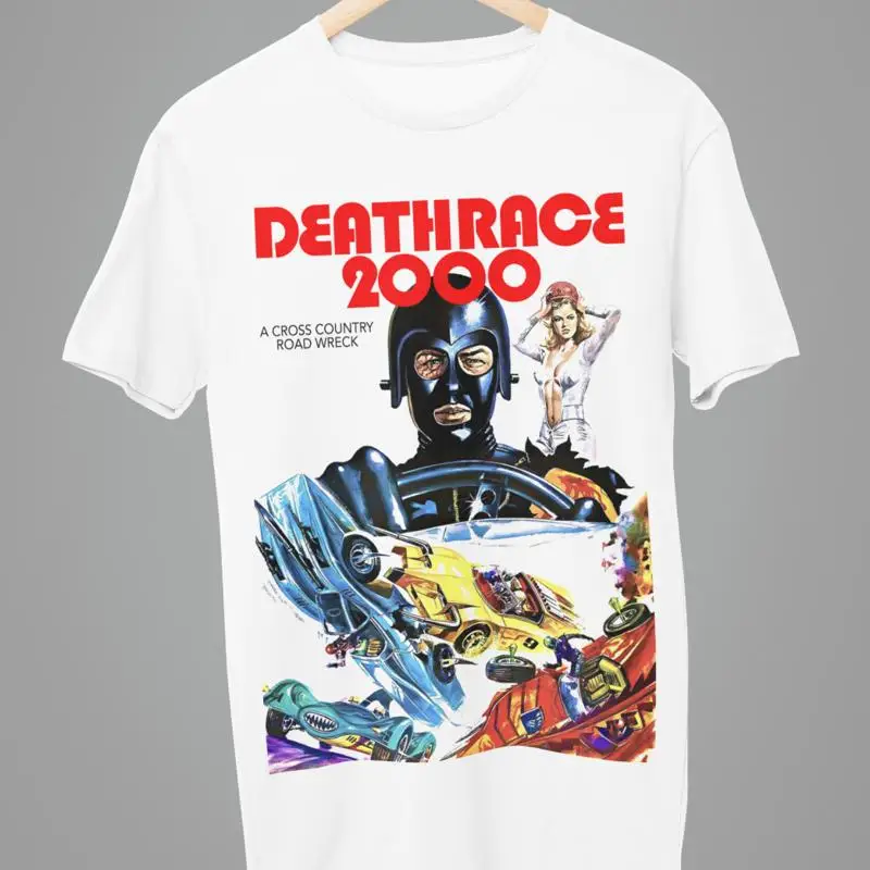 تي شيرت ملصق الفيلم DeathRace 2000 1975 #1