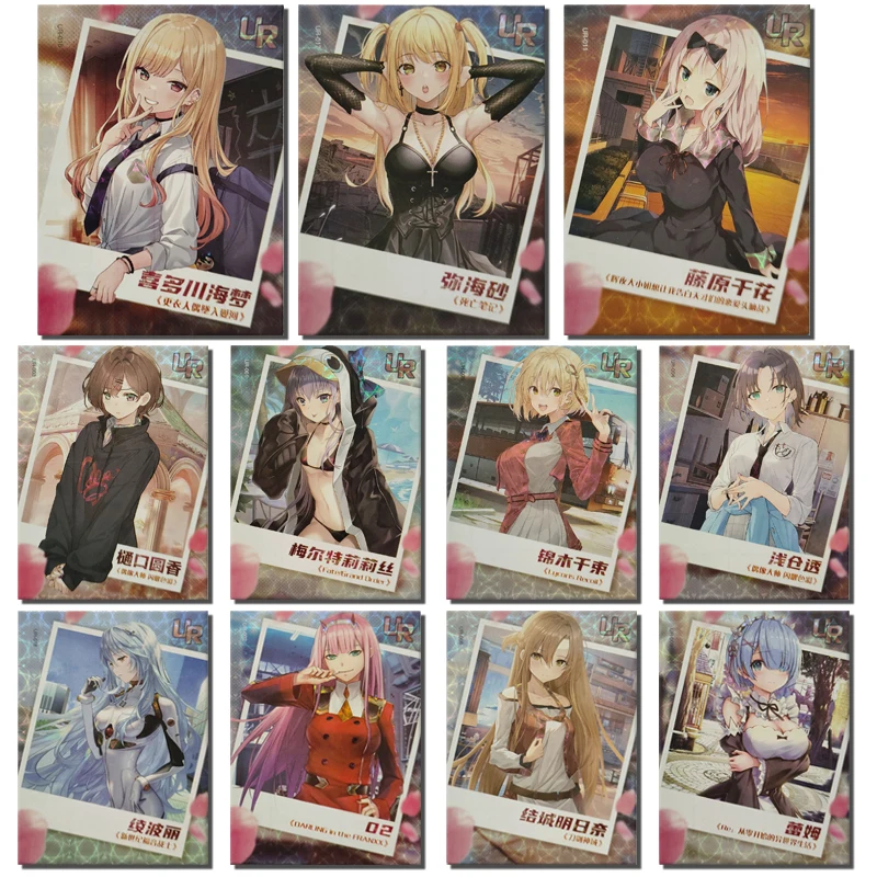 Goddess Story Feast Ur Ssr Card Kitagawa Marin Rem Nishikigi Chisato Yuuki Asuna Game Collection Children's Toys Birthday Gifts