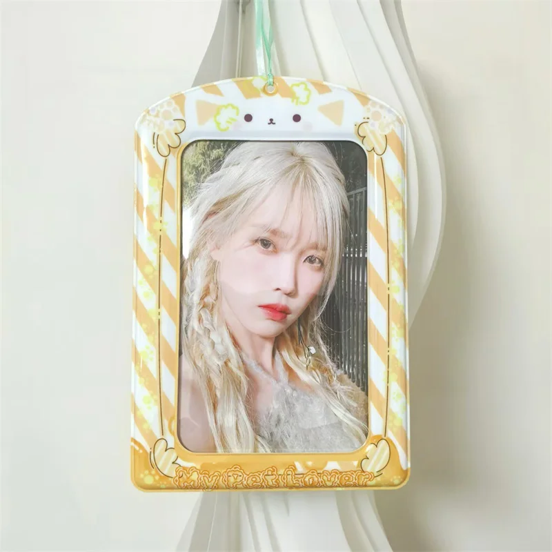 

KPOP Card Holder Puppy Series A4 New Card Holder Card Holder LOMO Card Organizer Portrait Photo Display Frame Hanging Decoration