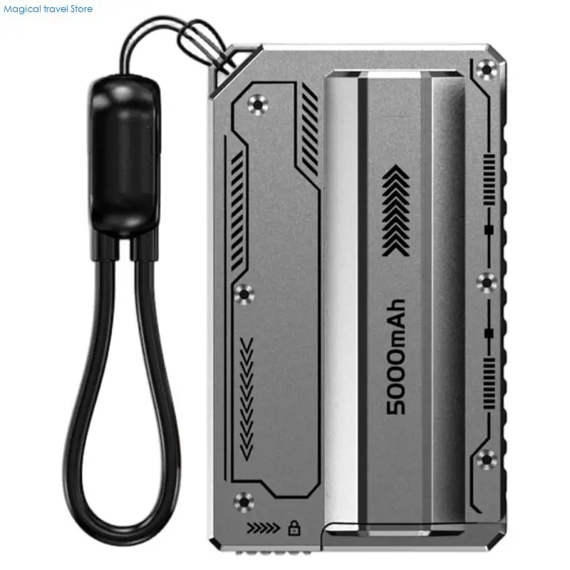 N2UB 21700 Replaceable Battery Mobile Power Case With Build In Ejector Plug without Battery For Outdoor Travel And Daily Use