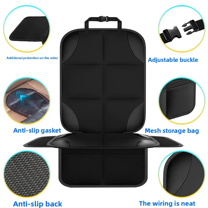 Baby Car Seat Protective Cover Fabric Car Seat Cover with Mesh Bag Non-slip Bottom Seat Cover Car Accessories view 3