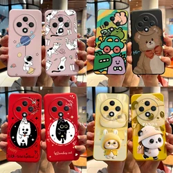 For Oppo Reno12 F CPH2637 Case Cute Rabbit Panda Shockproof Silicone TPU Back Cover for Oppo Reno 12F Reno12F 5G 2024 Soft Case
