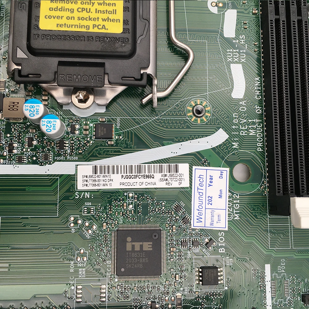 ل HP TPC-F125-SF 280 برو G4 SFF سطح المكتب اللوحة تم اختبارها بالكامل L69522-601 L69522-001 L77066-601 L77066-001 L70722-001