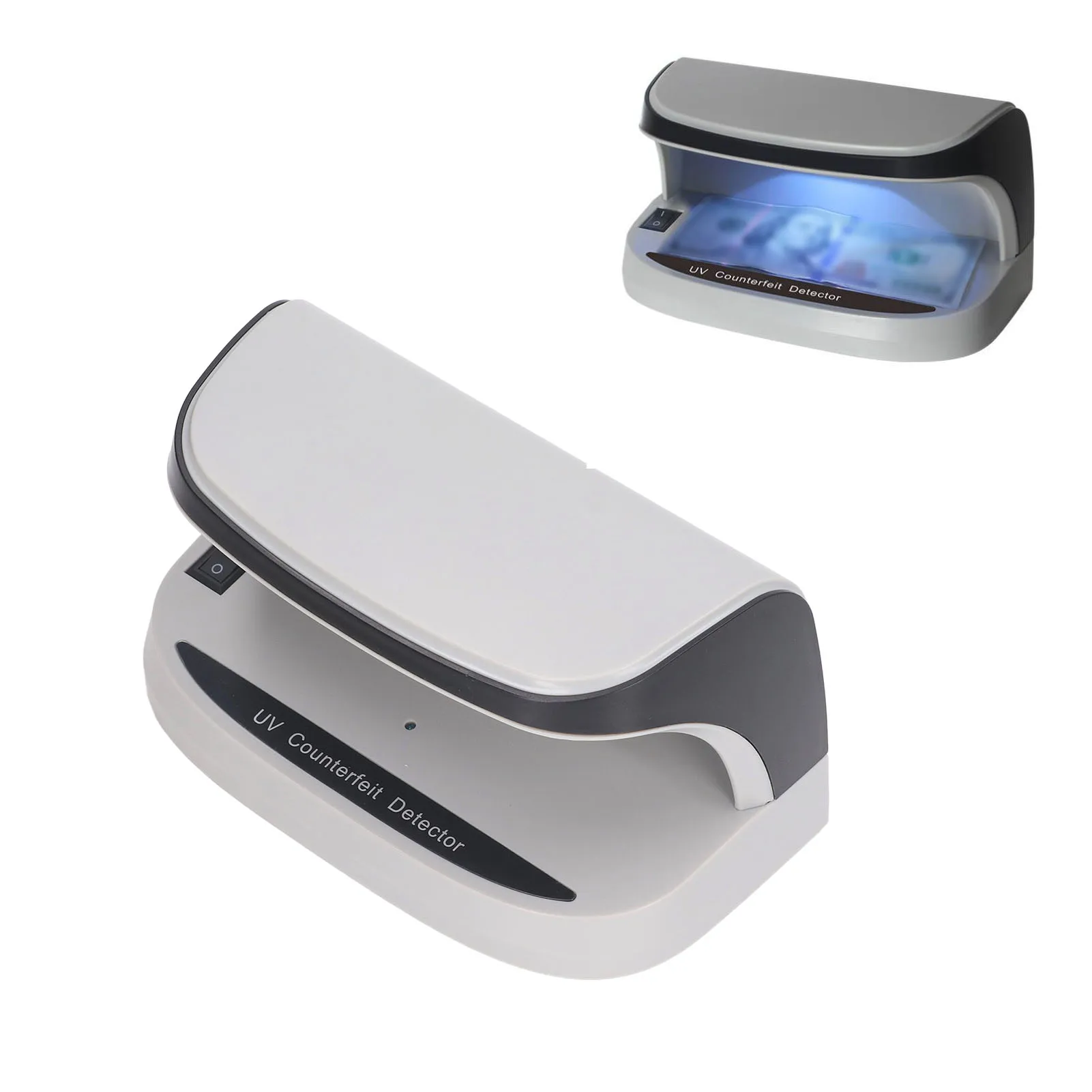 

Multi-functional UV Counterfeit Bill Money Detector DC5V 2A Automatic On Off Currency Detector for Check Passport Credit Card