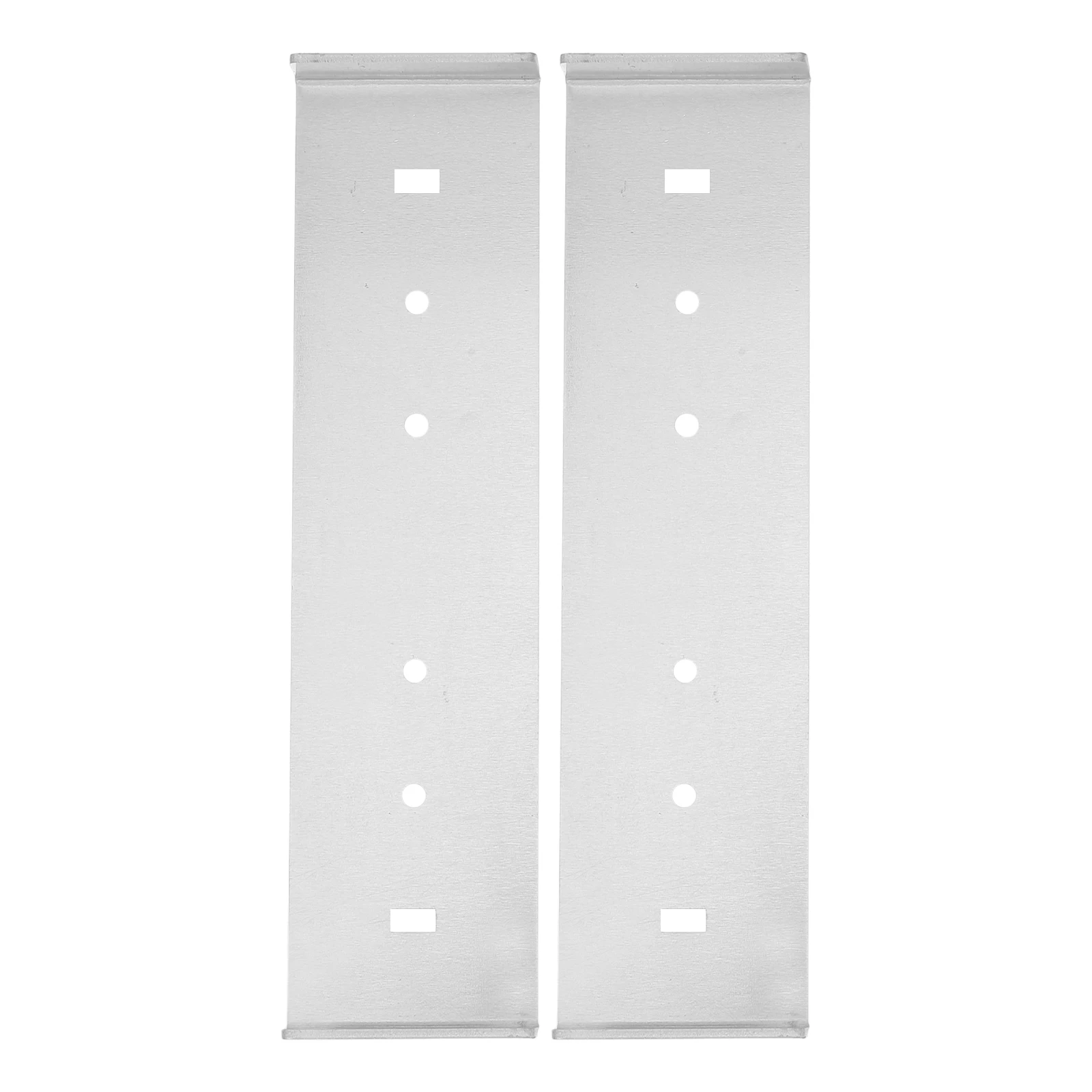

2 Pcs Mailbox Fixed Bracket for 8in Floor Wide Electric Lock St Aluminum Latch Suitable Various Mailboxes Easy Installation