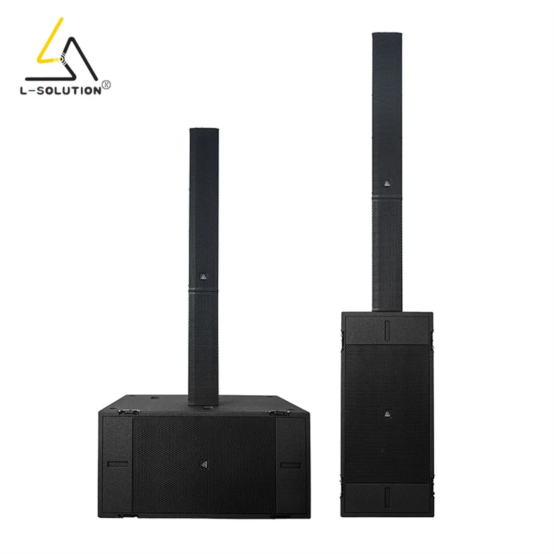 Altavoz de Columna Lsolution Active de 2500W, Fácil de Instalar, Sistema de Sonido PA, Altavoces de Columna Profesionales de Arreglo Lineal