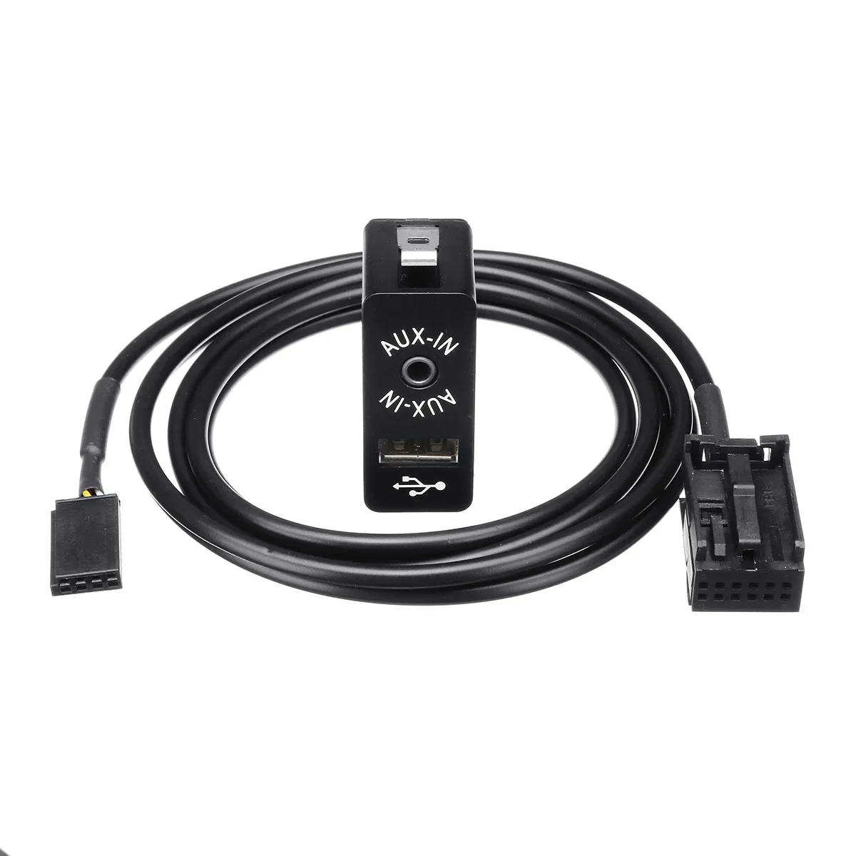 Car AUX USB Port for BMW for Mini Cooper E39 E53 X5 Z4 E85 E86 X3 E83 12 Pin bluetooth Interface Switch Panel Music Adapter