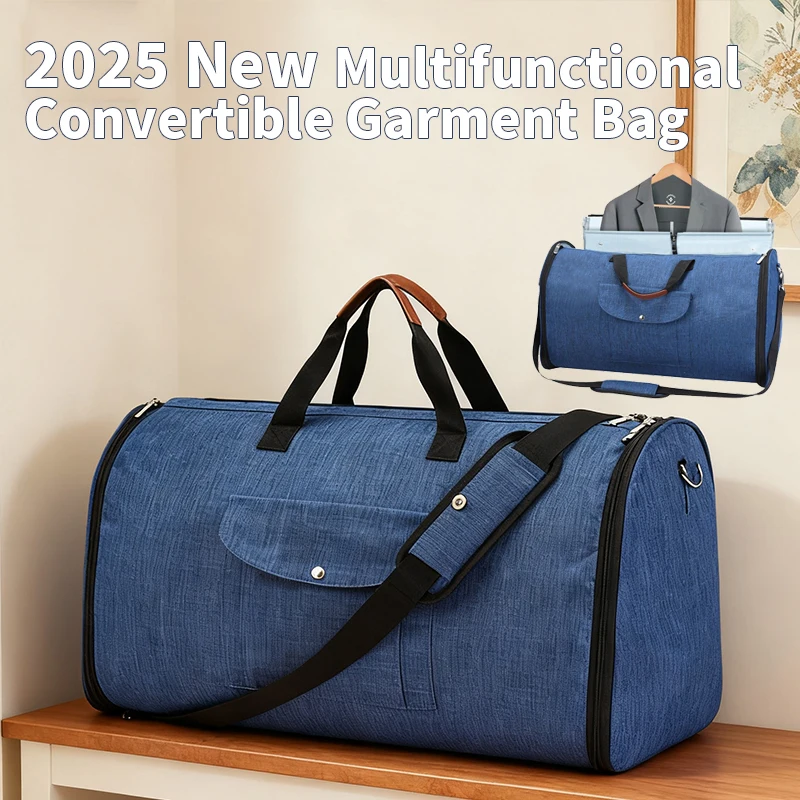 

2025 Новая многофункциональная сумка-трансформер для хранения одежды, костюма, обуви, вместительная дорожная сумка для ручной клади