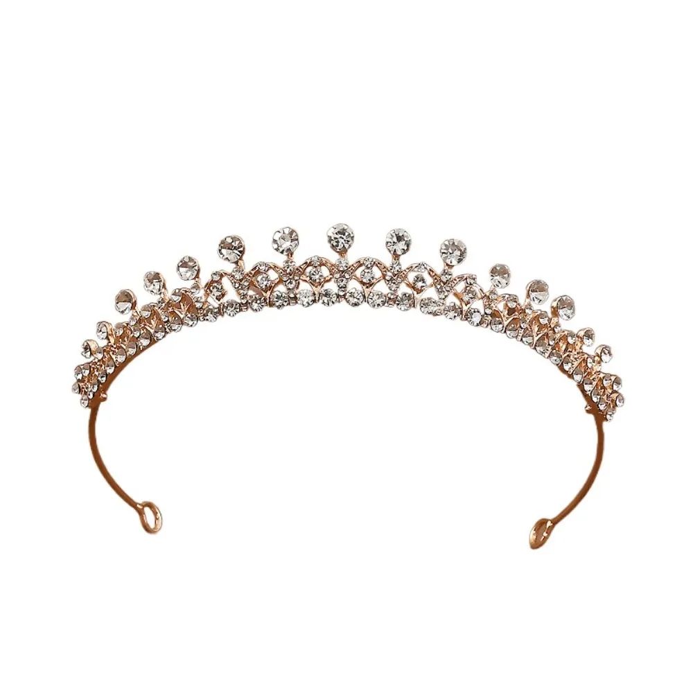 

Fashion Hair Jewelry Crystal Bridal Crown Shiny Elegant Wedding Hair Jewelry Luxury Sparkly Rhinestone Headband Girls