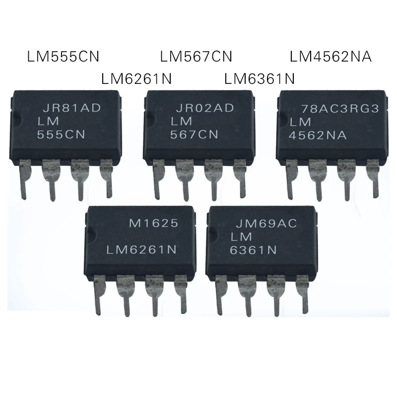 1PCS LM4562NA LM555CN LM567CN LM6361N LM6261N