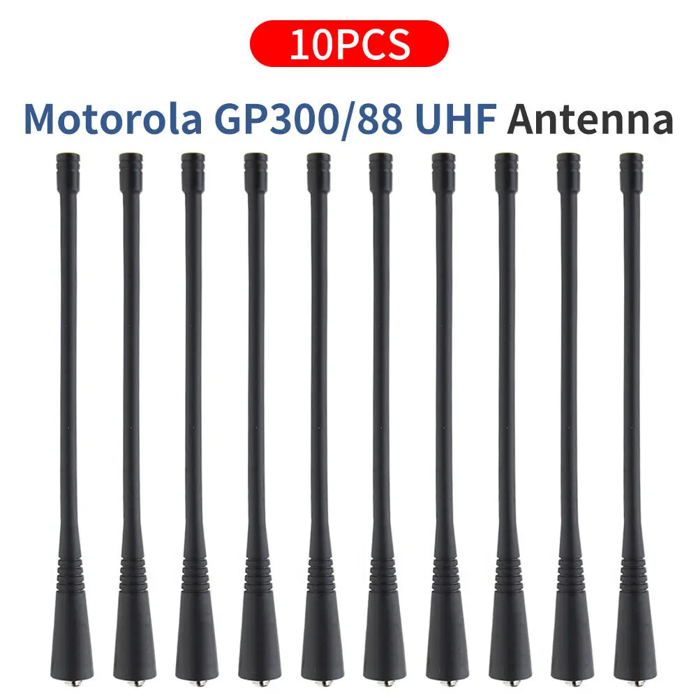 

10PCS UHF Soft Antenna for Motorola GP88S/GP88/GP338/GP328/GP3188/GP68/GP340