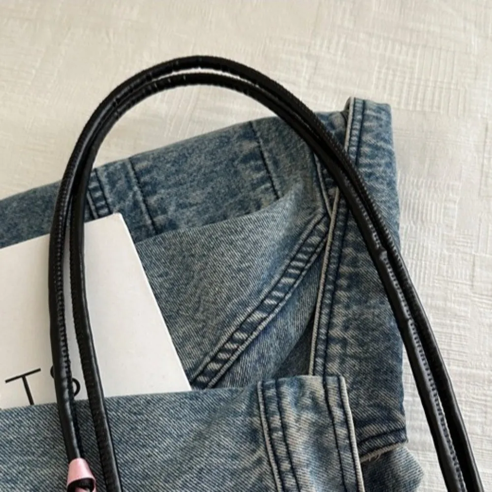 Modische PU-Leder Unterarmtasche im Retro-Stil mit Großer Kapazität, Hobo-Tasche mit Langem Riemen, Crossbody-Taschen – Detail 3