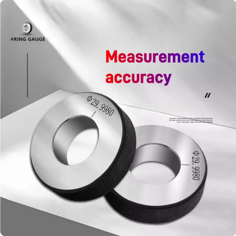 1-60mm Smooth Hole Gauge Inner Diameter Calibration Gauge ±0.003mm Setting PLAIN Ring Gauge Calibration Measuring Tool 1pcs