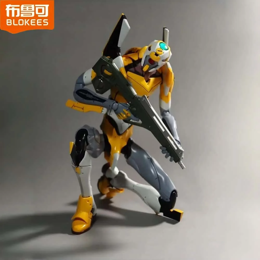 

2025 Blokees Action Edition EVA Аниме Фигурка Eva-01/02 Фигурки 17 см Сборка Детские игрушки Украшение Рождественский подарок