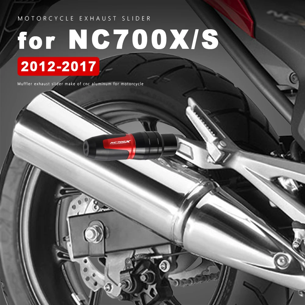 

Exhaust Slider Aluminum Falling Protection for Honda NC700X Accessories NC700S NC 700X 700S NC700 Motorcycle Crash Protectors