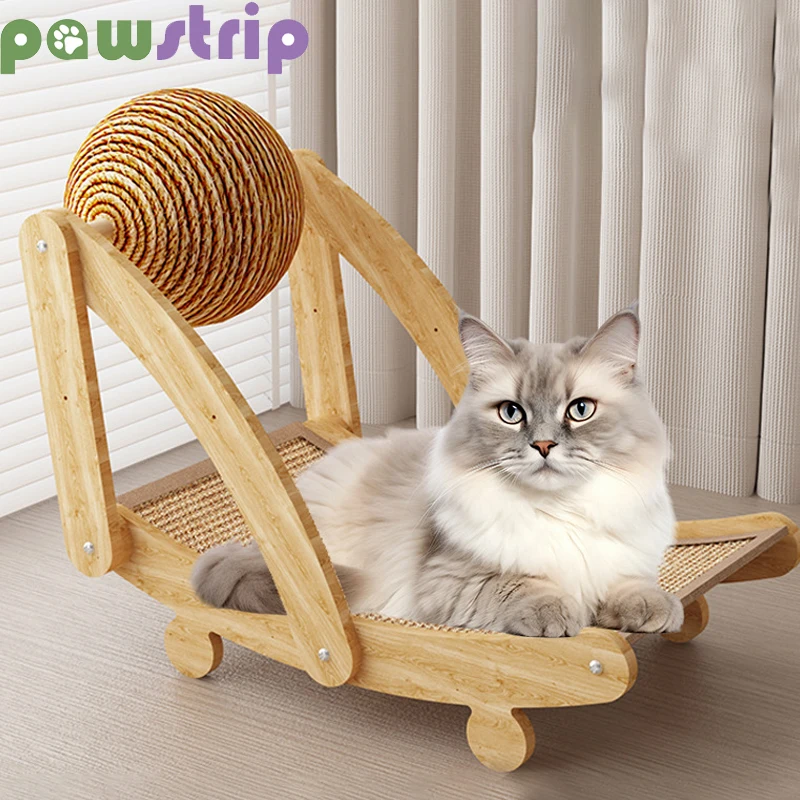 

Cat Scratching Board Sisal Wear-Resistant Cat Scratcher Multifunction Cat Sleeping Chair Kitten Grinding Paw Toys Pet Supplies