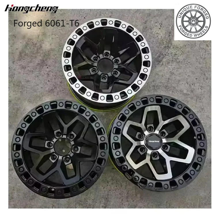 26 Style 17 18 19 20 21 22 Inch Forged Alloy Wheel with Decorative Bead Ring 5x120 5x114.3 4X4 Off Road Rims