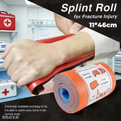 Polimero di sopravvivenza medico universale del rotolo della stecca di alluminio del pronto soccorso per il corredo di emergenza dell'osso del dispositivo viaggio all'aperto