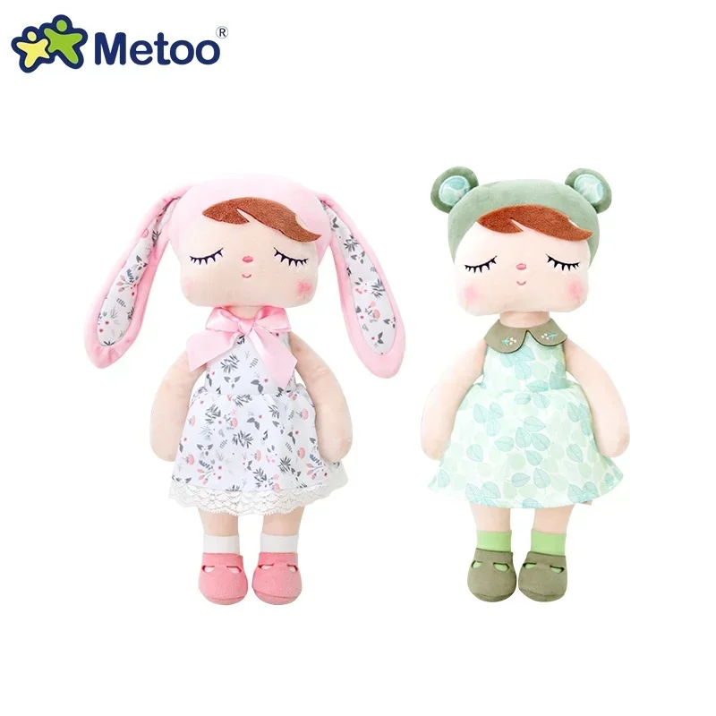 Original Metoo Dolls peluche per ragazze Baby Kawaii primavera-estate fiore Angela bambini regalo di compleanno giocattolo originale