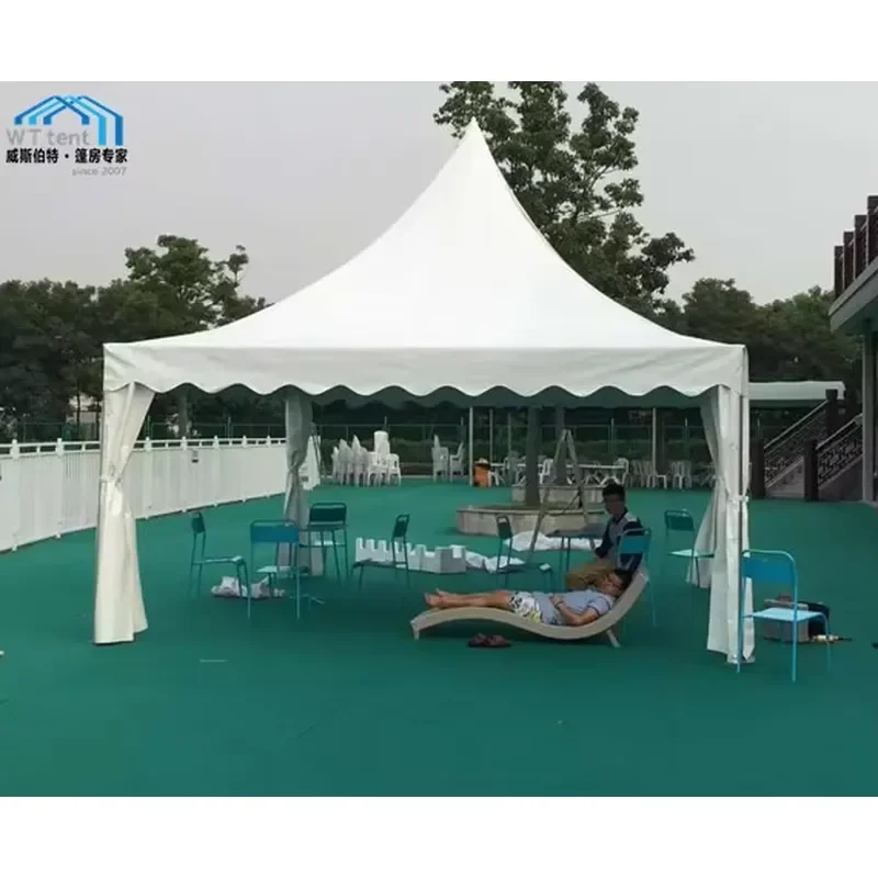 for 3x3m 4x4m 5x5m Waterproof Exhibition Tent Wedding Party Event Garden Marquee Trade Show Pagoda Tents