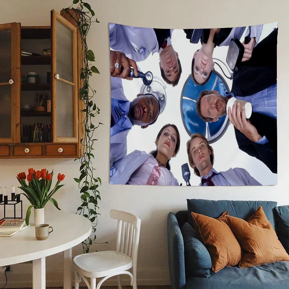 

MOVIE H-House, M.D Tapestry Print Large Tapestry Wall Hanging Wall Tapestry Decor Living Room Bedroom Home Decor