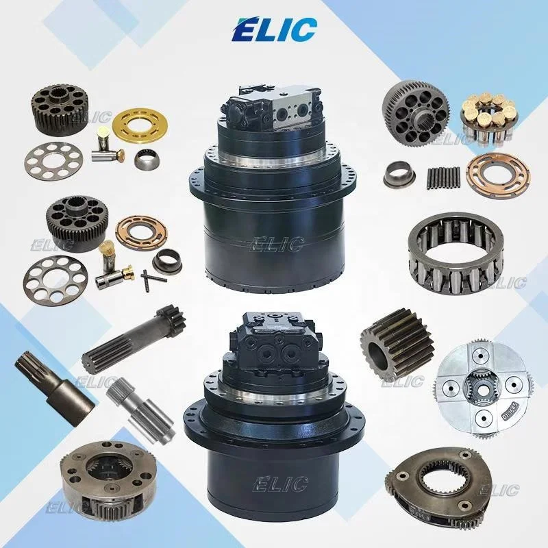 ELIC Excavator Parts Hydraulic Travel Motor EX70B EX70 GM07 14559303 Final Drive For Hitachi Replacement