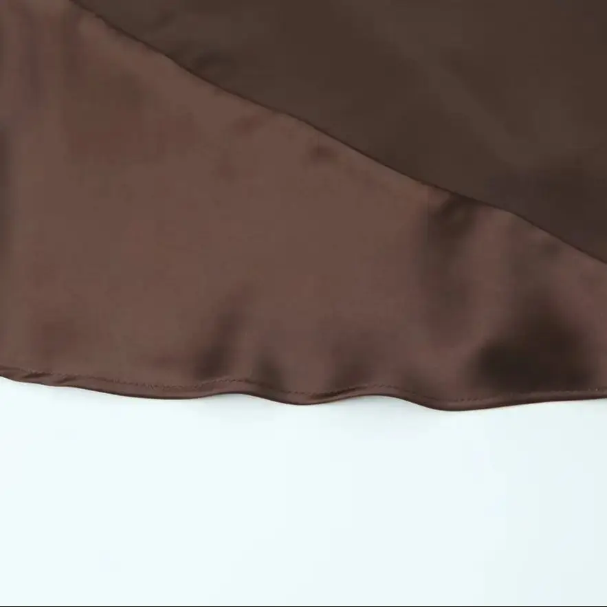 DiYiG نساء 2025 خريف موضة جديدة الحرير الساتان نصية خياطة حزام شيك عارية الذراعين جوكر سترة دون أكمام Mujer #4