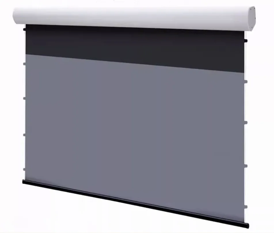 

Y-110 "Усовершенствованный моторизованный экран из фильма 4K UHD Серый кристалл Театральный опыт Бизнес Образование Семейный большой размер