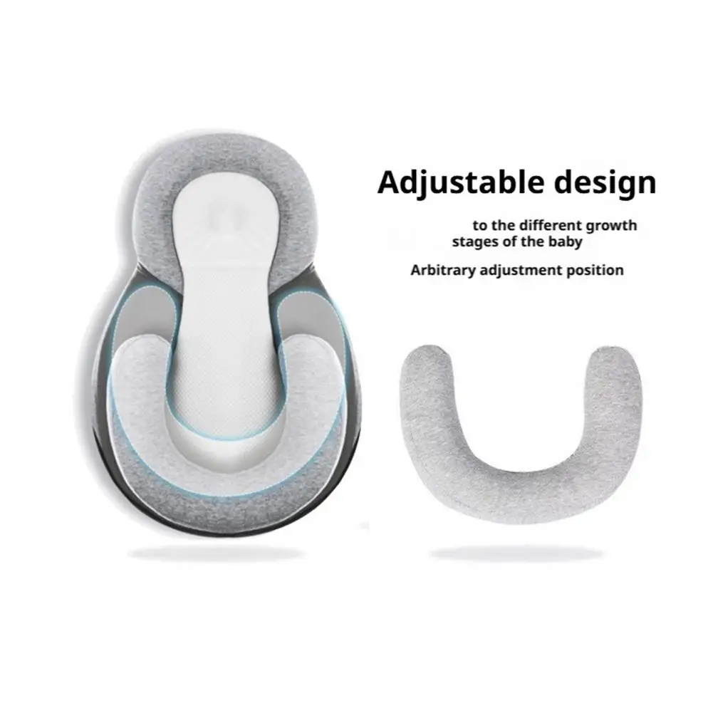 15 °   Cuscino a cuneo per bambini con design in pendenza Anti sputo Latte Allattamento Anti rotolo Supporto per riflusso infantile Aiuta a dormire Cuscino per allattamento