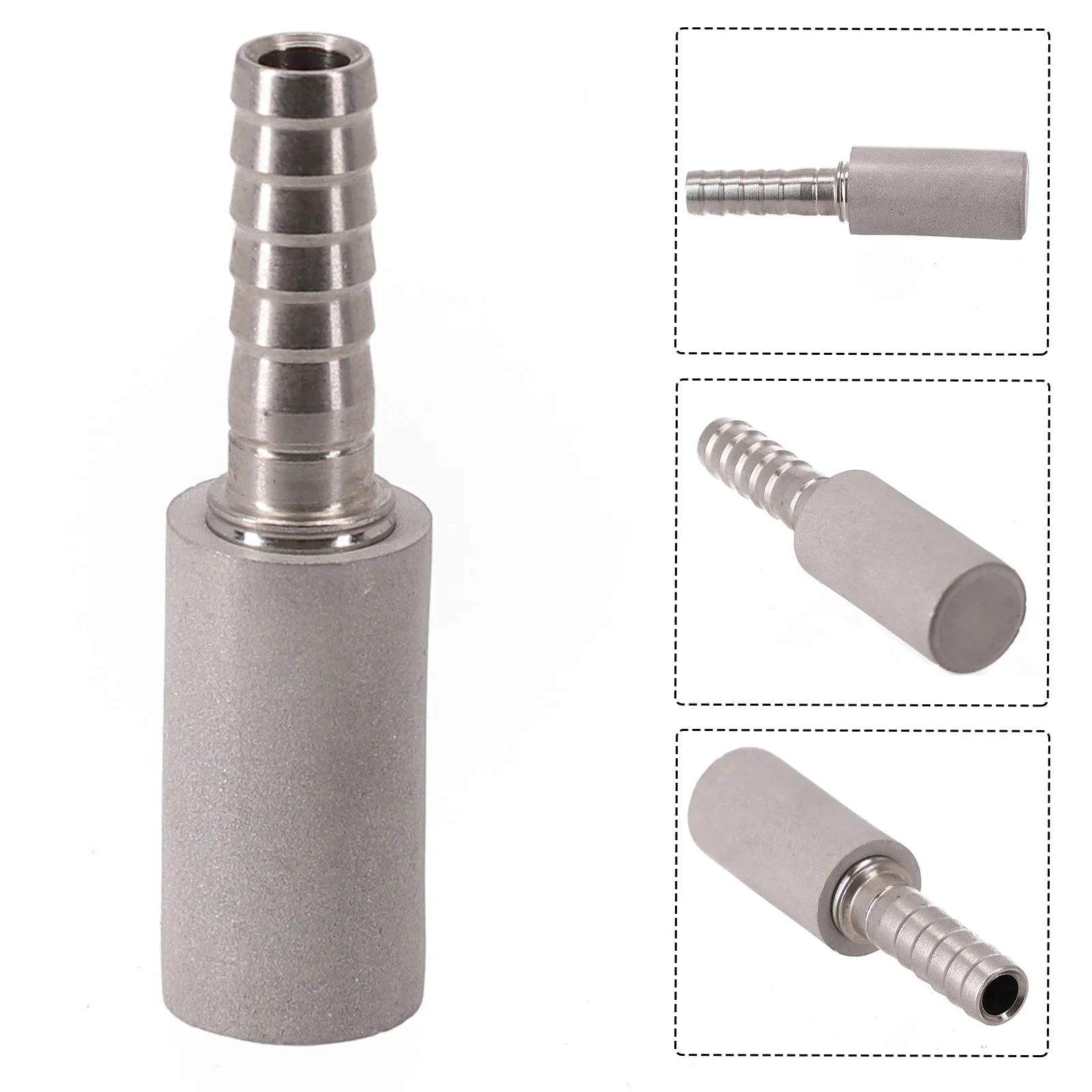 Stainless Steel Beer Brewage Diffusion Stone 0.5 Or 2 Micrometre Inline Diffusion Stone With 1/4\