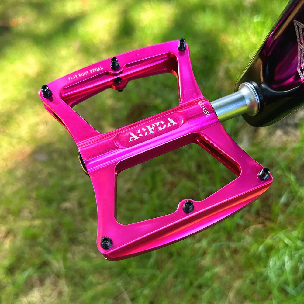 

Universal Road Bike Pedal Polishing CNC Aluminum Alloy Wide 3 Bearings Anti-slip Ride Bicycle Folding Bike Pedals