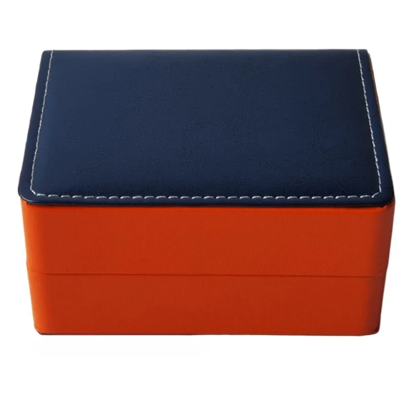 عالية الجودة بولي Leather الجلود المخملية موضة أسود أبيض أحمر برتقالي صندوق ساعة تخزين المجوهرات ساعة السفر عرض التعبئة والتغليف NH35 NH36