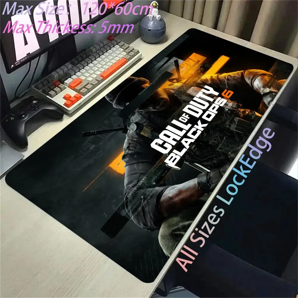 Call of Duty Grande Gaming Mouse Pad, PC Gaming Acessórios, Desktop Extended Table Mat, XL, Laptop, Tapete De Borracha Do Escritório, Soft Mausepad