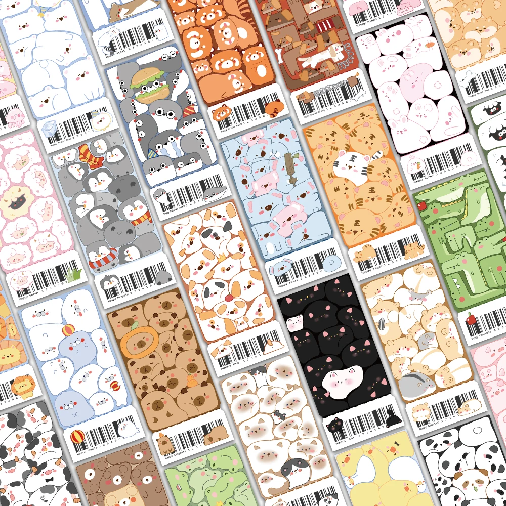30pcs Animal Bookmarks Cartoon Cute Decorations Reading Books Marking Paper Tickets Bookmarks Student Supplies Ticket Stub Cards