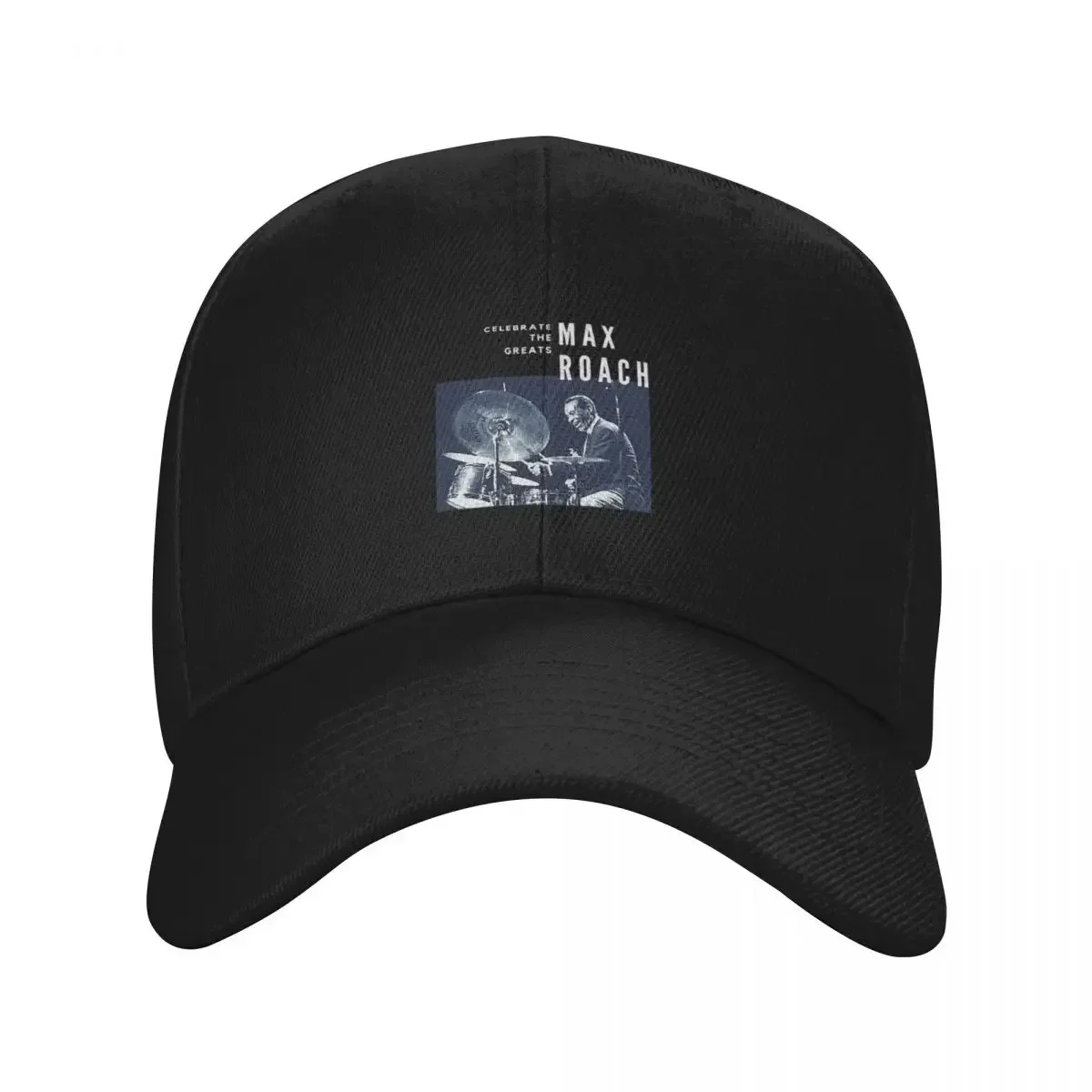 New Max Roach Great Jazz Drummer Musician Baseball Cap Luxury Man Hat Sun Caps Hat Man For The Sun Fashionable Mens Women's