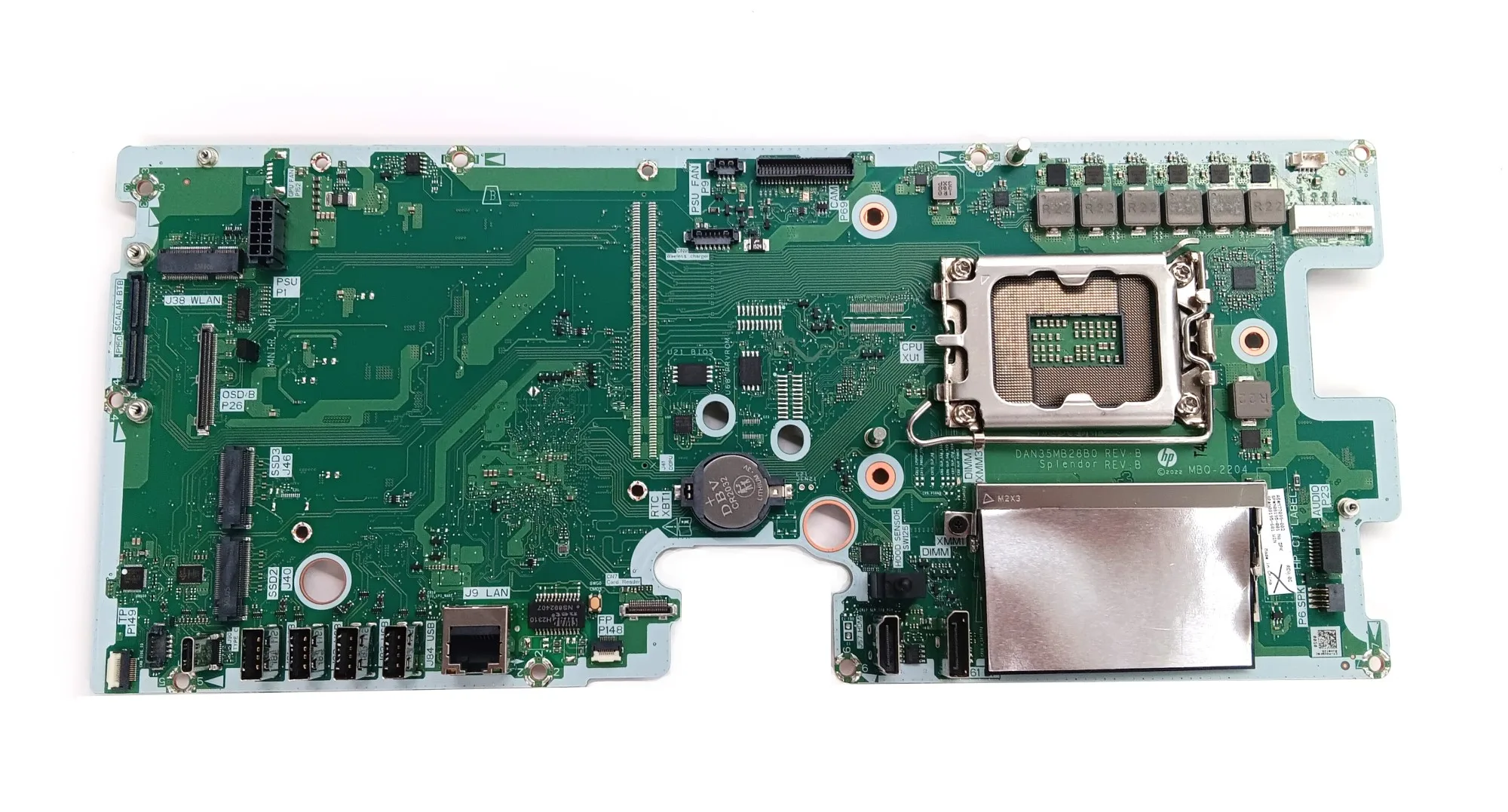 

Универсальная материнская плата для настольных ПК HP EliteOne 840 G9 — разъем Intel FC-LGA1700 — набор микросхем Q670 — 2 слота DDR5 SO-DIMM — используемый, как новый